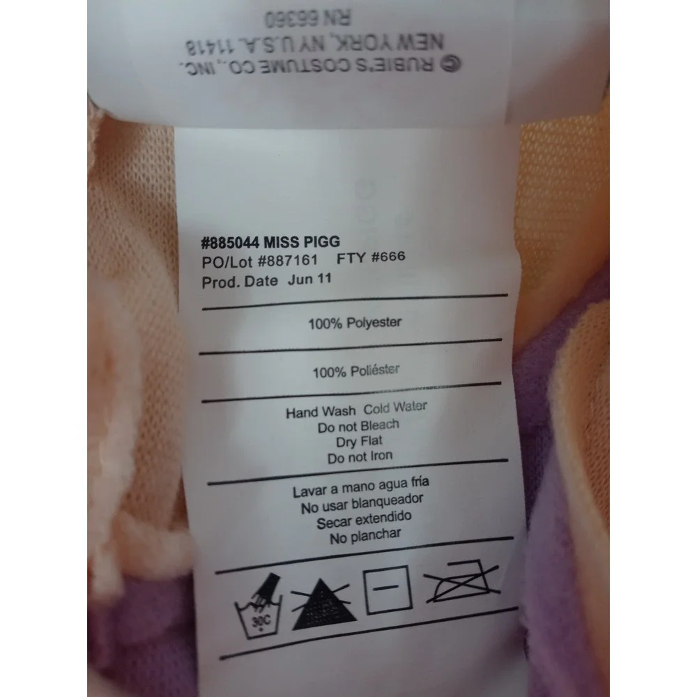 The‎ Muppets Miss Piggy Toddler Halloween Costume 2T New in Package